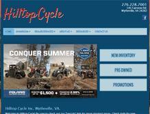 Tablet Screenshot of hilltopcycle.com
